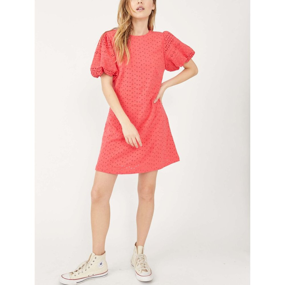 NWT Free People Apricot Rose Mini Dress / Strawberry Spritz
